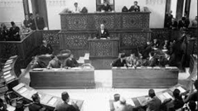 بيان موافقة مجلس النواب السوري على الوحدة السورية - المصرية