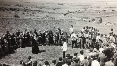 حفل رقص شركسي في الجولان بمناسبة (اليوم الشركسي) 1955