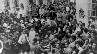 التاريخ السوري المعاصر - اجتماع زعماء الكتلة الوطنية في دار توفيق قباني بدمشق عام 1928