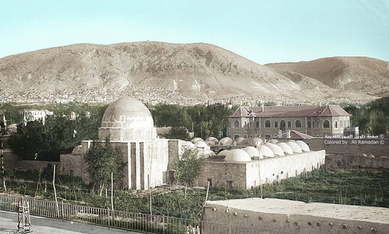 المدرسة السليمانية في دمشق عام 1924