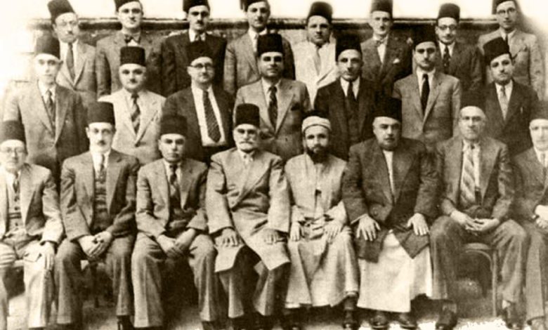 التاريخ السوري المعاصر - أعضاء جمعية المواساة عام 1944