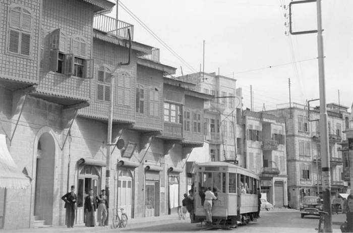 الترامواي الكهربائي في شوارع حلب خمسينات القرن العشرين