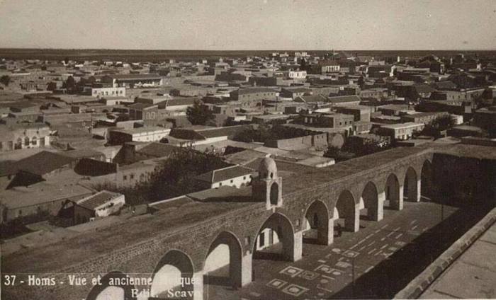 المسجد النوري الكبير بحمص في بداية القرن العشرين