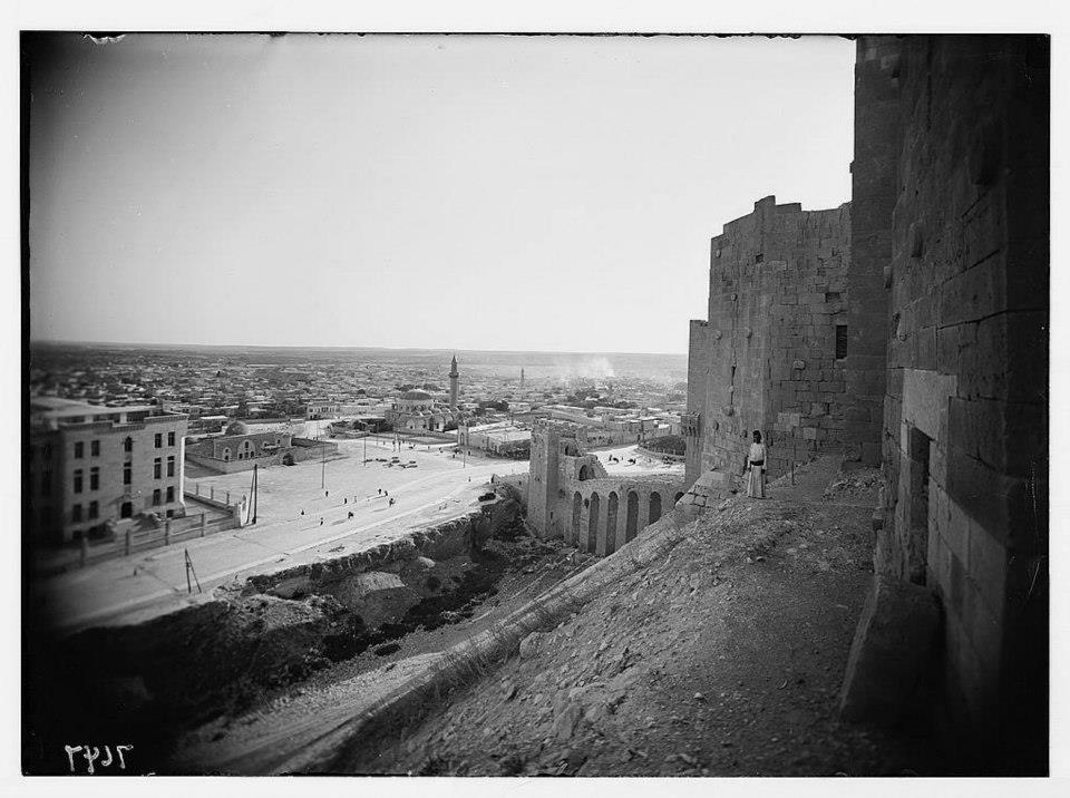 حلب: صورة للمدينة من القلعة عام 1936
