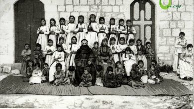 ادلب - طلاب مدرسة الفرنسيسكان عام 1895