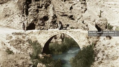 الجسر الروماني على نهر بردى في قرية سوق وادي بردى