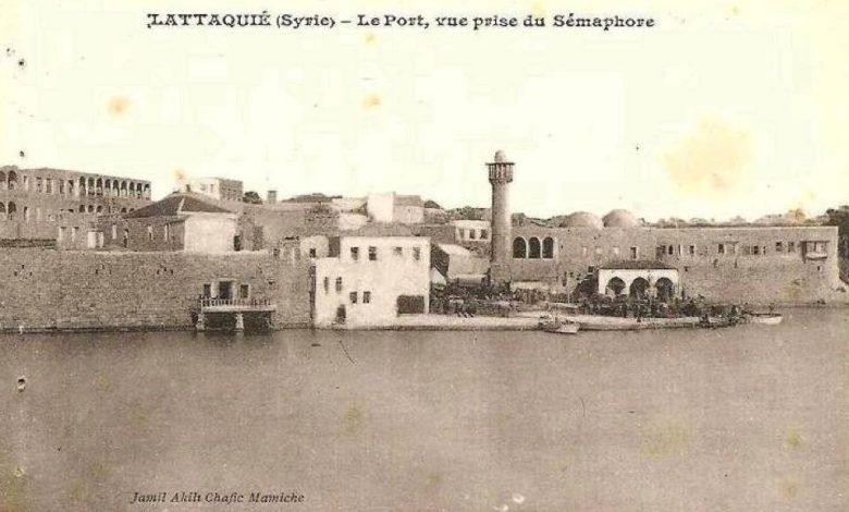 التاريخ السوري المعاصر - اللاذقيَّة - المرفأ 1923