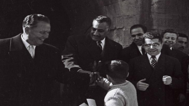 جمال عبد الناصر وتيتو في حلب في 1959