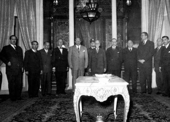 التاريخ السوري المعاصر - حكومة صبري العسلي الأولى