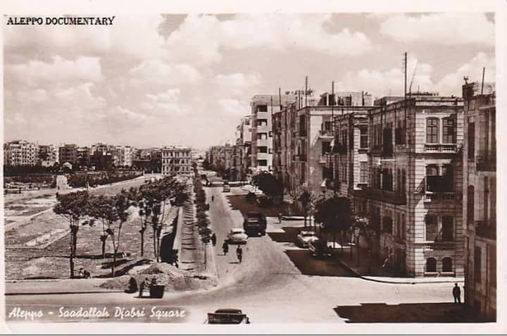 حلب - ساحة سعد الله الجابري لجهة محطة بغداد
