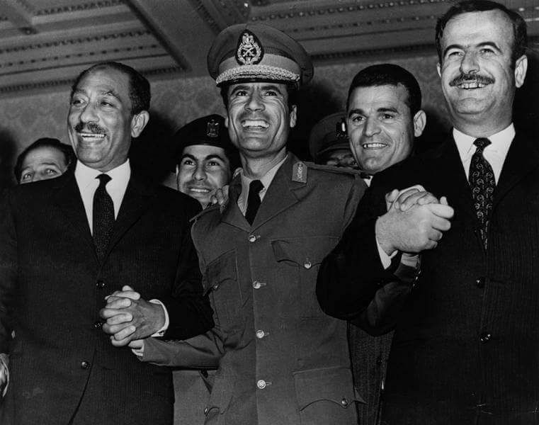 إعلان قيام إتحاد الجمهوريات العربية 1971