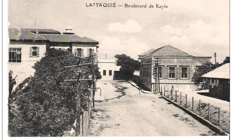 اللاذقية - شارع بغداد عام 1925
