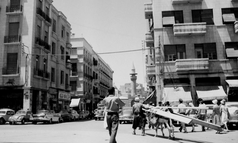 التاريخ السوري المعاصر - دمشق - ساحة الحريقة 1960