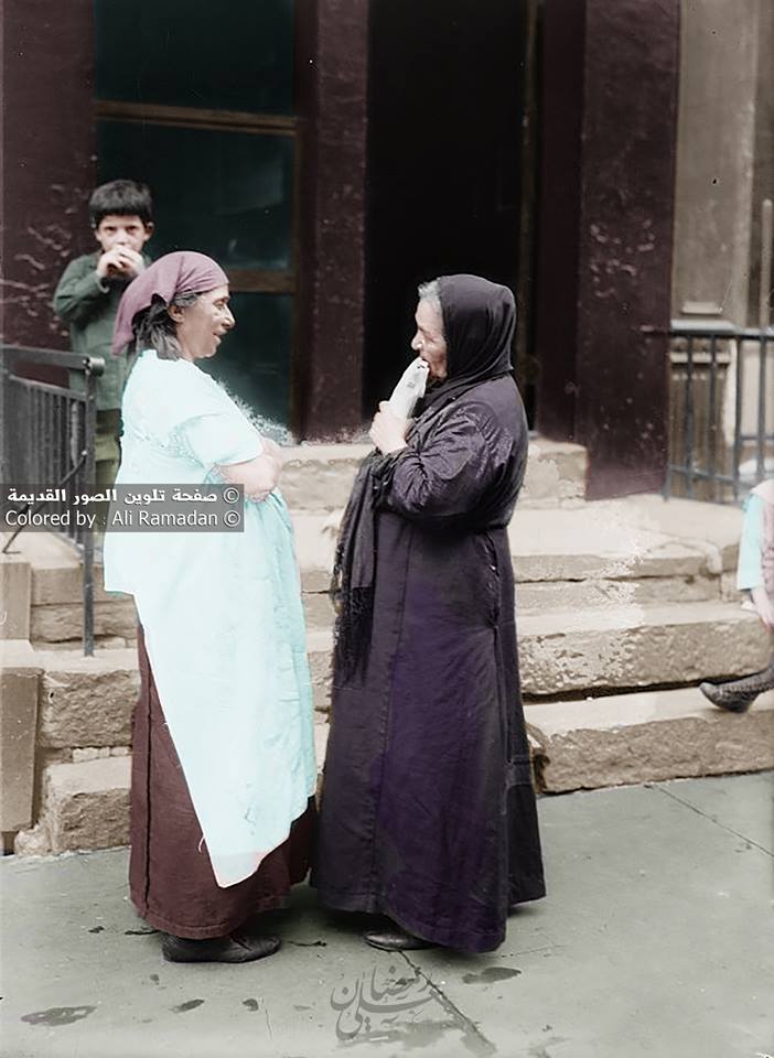 التاريخ السوري المعاصر - نساء سوريات في الحي السوري في نيويورك بين 1920 - 1930