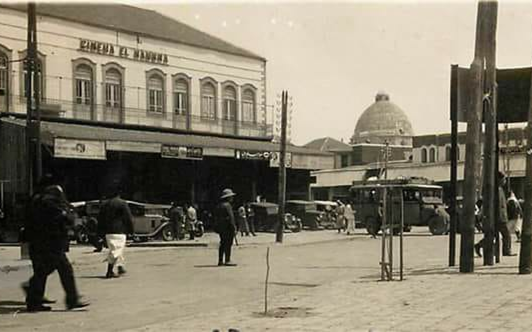 حمص ١٩٣٢ : تقاطع ساحة الساعة القديمة مع شارع السراي