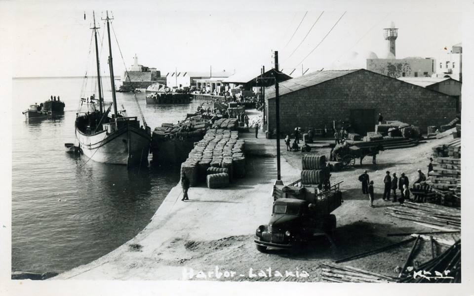 ميناء اللاذقية عام 1952