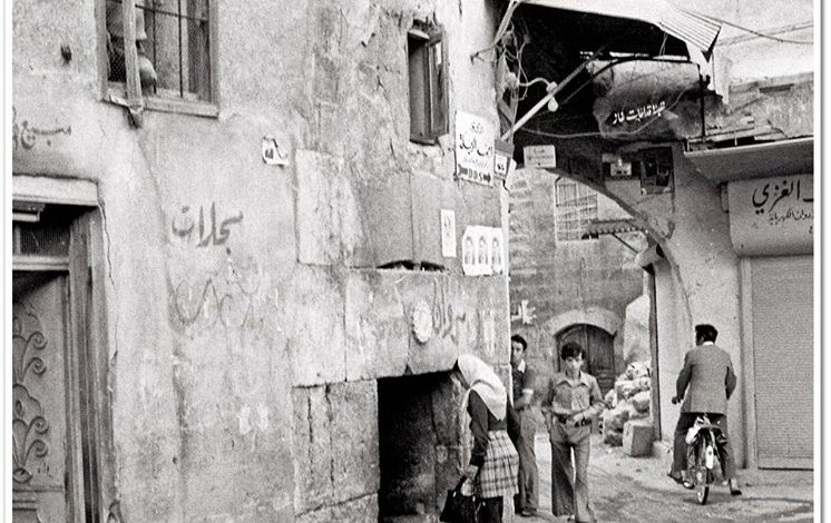 دمشق - العمارة..قرب فرن (حلويات) الغزي ...1977