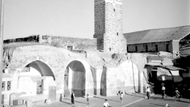 التاريخ السوري المعاصر - المسجد النوري الكبير في حمص في خمسينات القرن العشرين