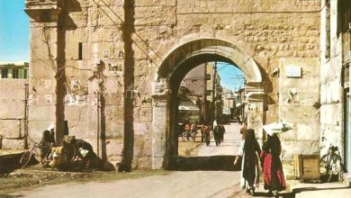 دمشق - باب شرقي في بداية ستينيات القرن العشرين