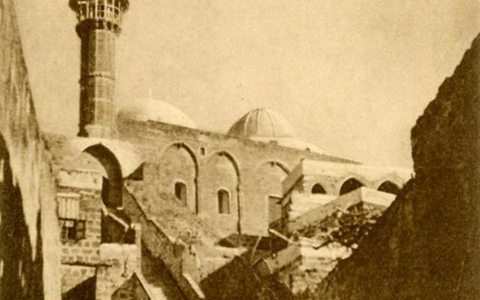 التاريخ السوري المعاصر - اللاذقية - جامعُ المغربيّ عام 1920م..