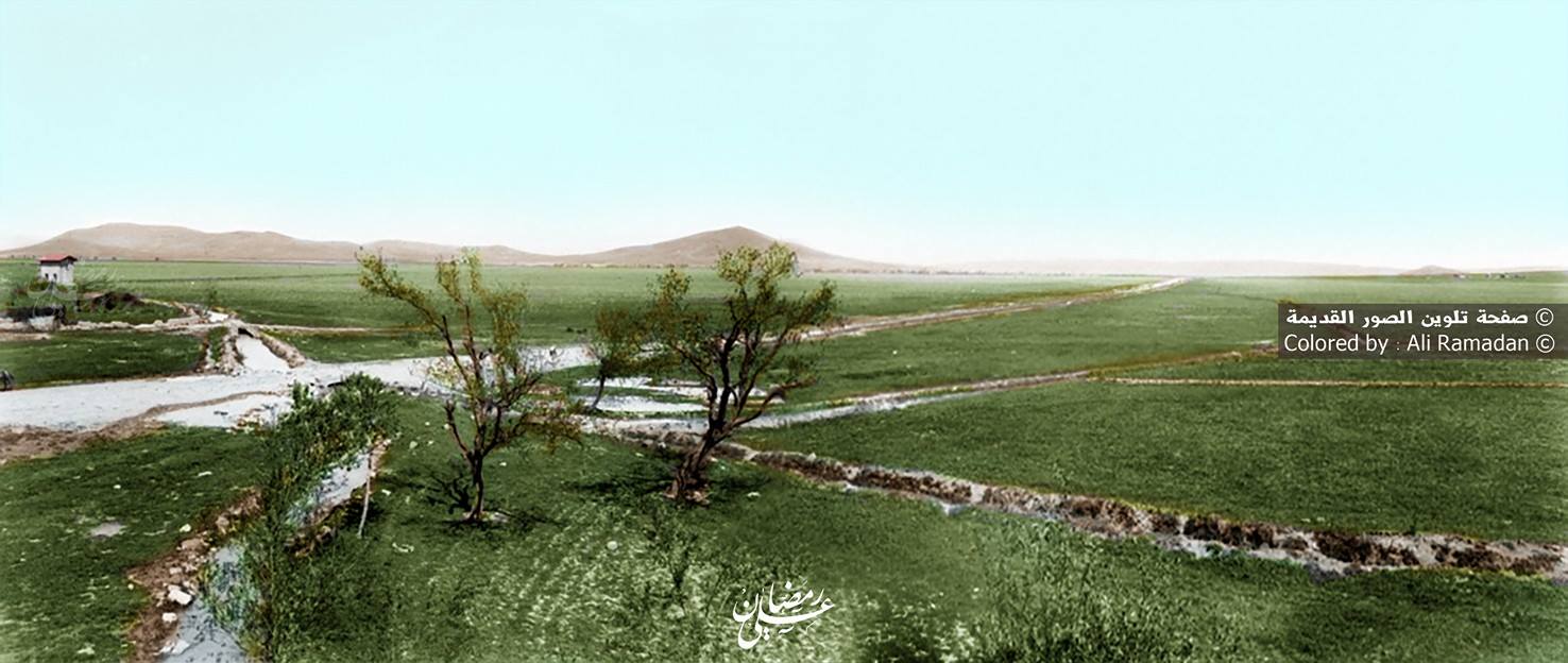 منظر عام للكسوة - جنوب دمشق - عام 1918