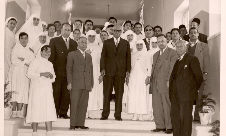 إفتتاح مشفى القدموس شباط 1958