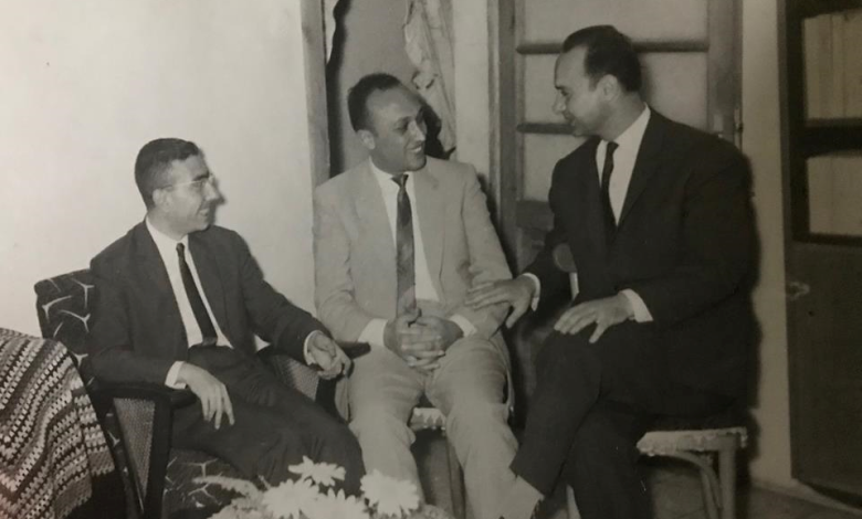 حلب  1962 - فاضل السباعي مع عبد الرحمن البيك وجورج سالم