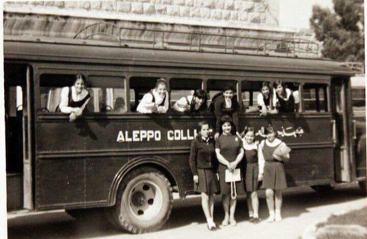حلب 1945-  طالبات معهد حلب العلمي  