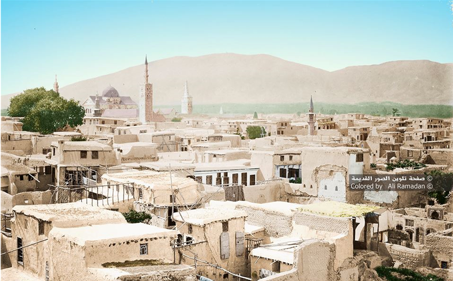 صورة نادرة لدمشق عام 1862