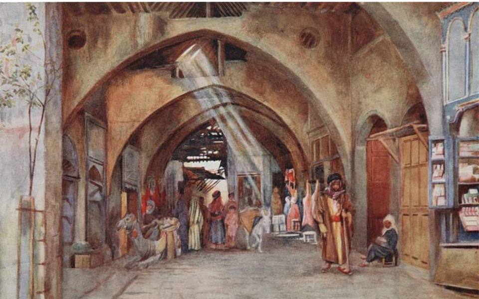 دمشق - سوق علي باشا عام 1907م