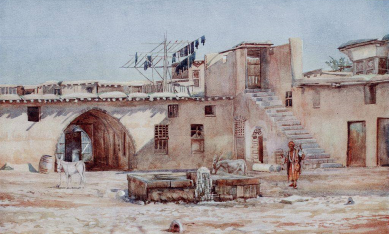 خان في دمشق 1905م 
