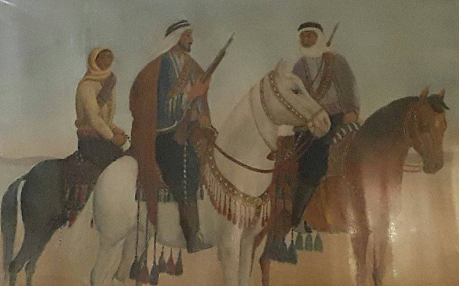 لوحة ثوار الغوطة في عهد الانتداب الفرنسي