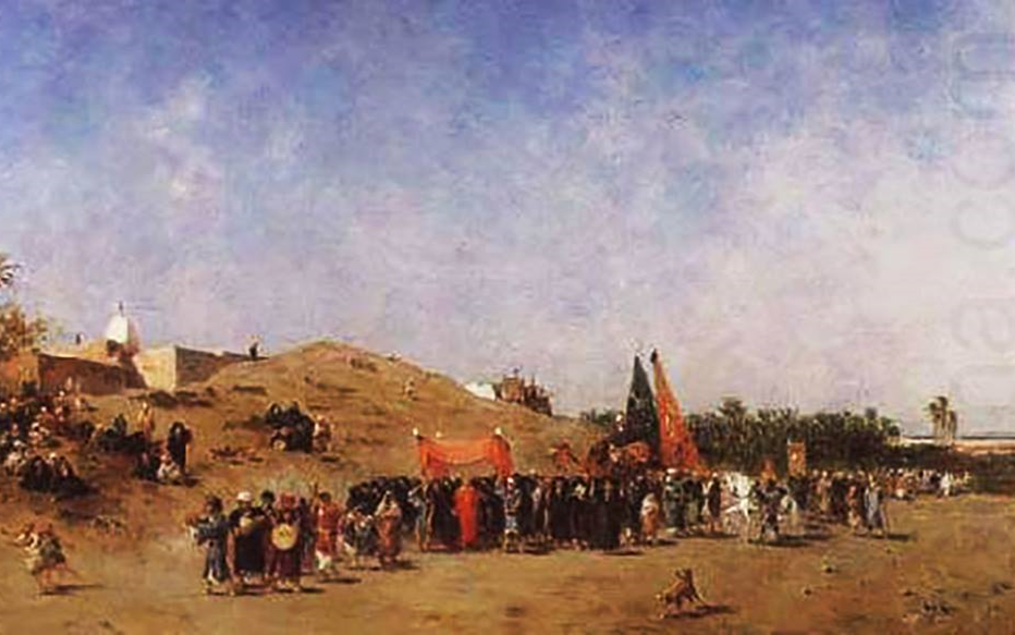 موكب العروس الى دمشق 1856م 