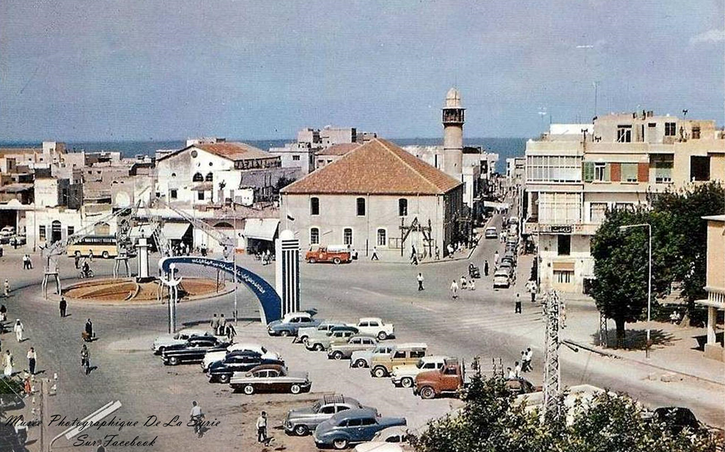 اللاذقية في الخمسينيات - ساحة الشيخضاهر