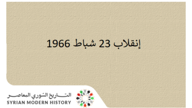 التاريخ السوري المعاصر - إنقلاب 23 شباط 1966