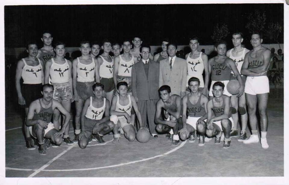 التاريخ السوري المعاصر - نادي الغوطة الدمشقي ونادي الهومنتمن اللبناني عام 1953