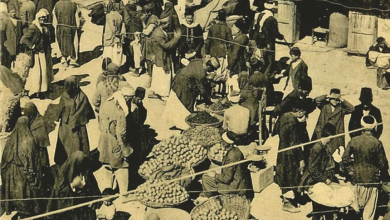 اللاذقية 1927 - التسوق في بازار اللاذقية
