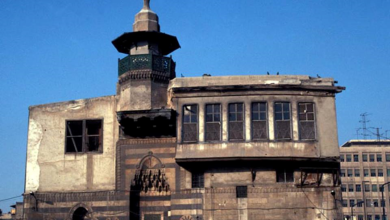 دمشق –  مبنى المدرسة الشاذبكلية الهجين