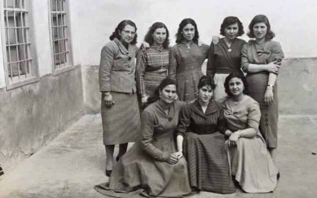 Deir ez-Zor 1959 - eine Gruppe von Lehrerinnen der Schule Ghranata