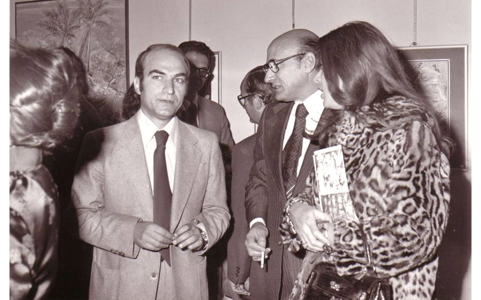 المعرض الخامس للفنان أحمد مادون في المركز الثقافي الفرنسي بدمشق 1978