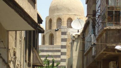 التاريخ السوري المعاصر - دمشق- مسجد التوريزي - التربة من الداخل (4)