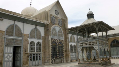 دمشق- صحن ميضأة مسجد التوبة (6)
