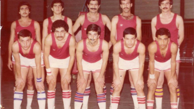 التاريخ السوري المعاصر - فريق نادي الوحدة لكرة السلة عام 1980
