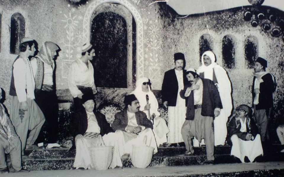 محمد طرقجي في مسرحية الزوبعة 1973م