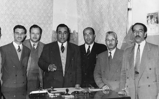 موفق البقاعي في وزارة الداخلية عام 1956