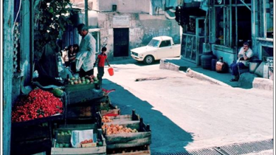 دمشق 1983 - الصالحية سوق الجمعة .. نزلة الشركسية والمسجد الجديد