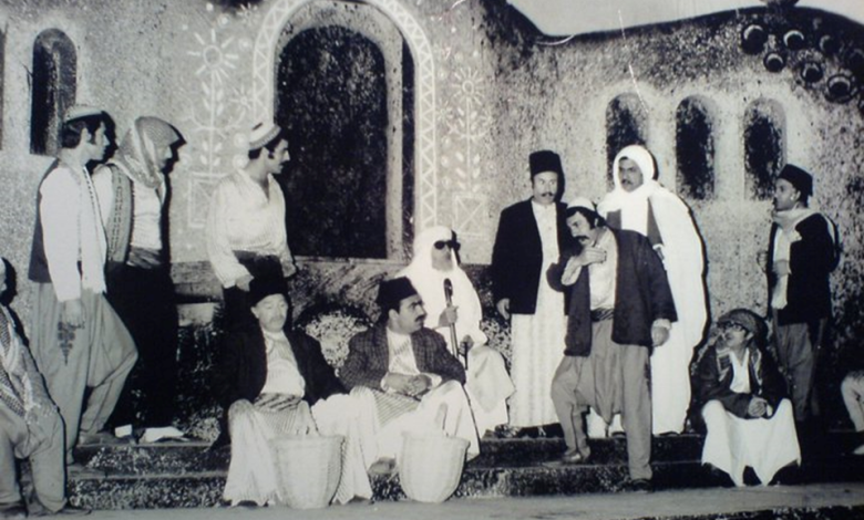 محمد طرقجي في مسرحية الزوبعة 1973