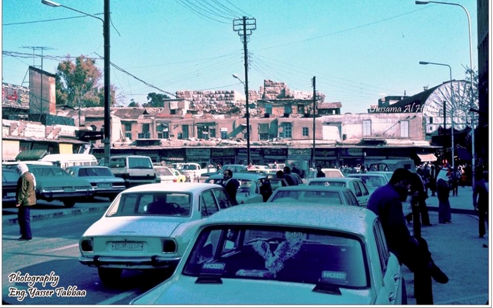 مدخل سوق الحميدية في دمشق عام 1983