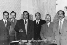 موفق البقاعي في وزارة الداخلية عام 1956