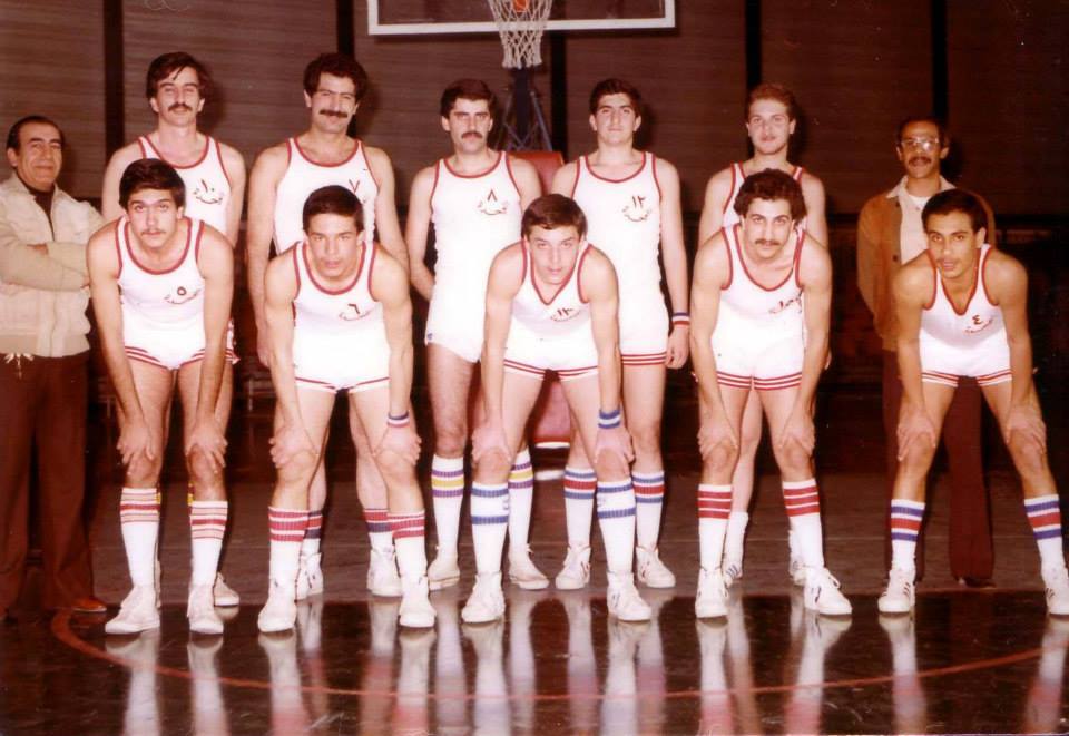 التاريخ السوري المعاصر - فريق نادي الوحدة لكرة السلة عام 1980